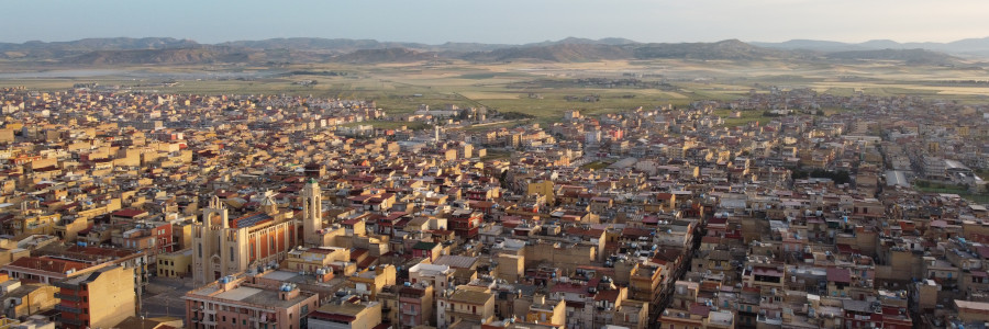 Foto panoramica di Gela