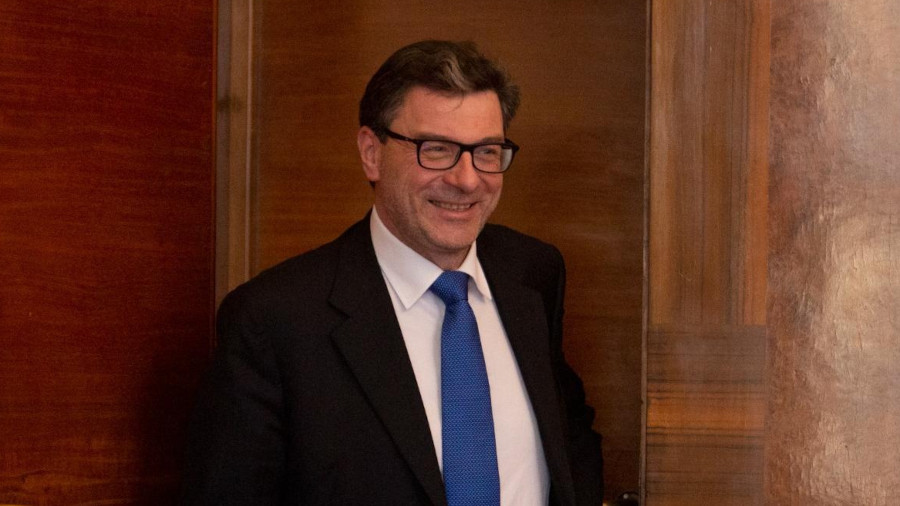 Il ministro Giorgetti