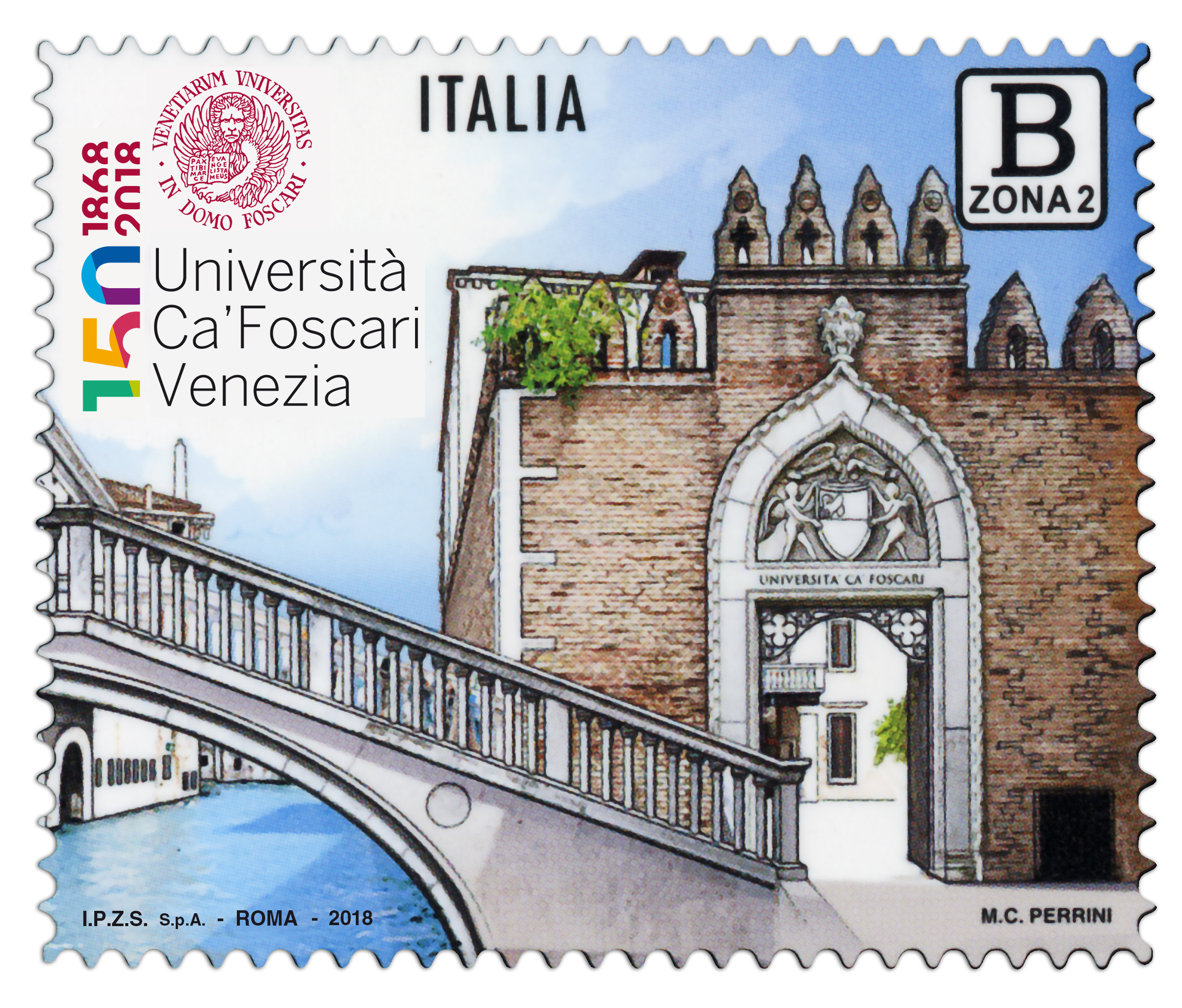 Francobollo Università Ca' Foscari