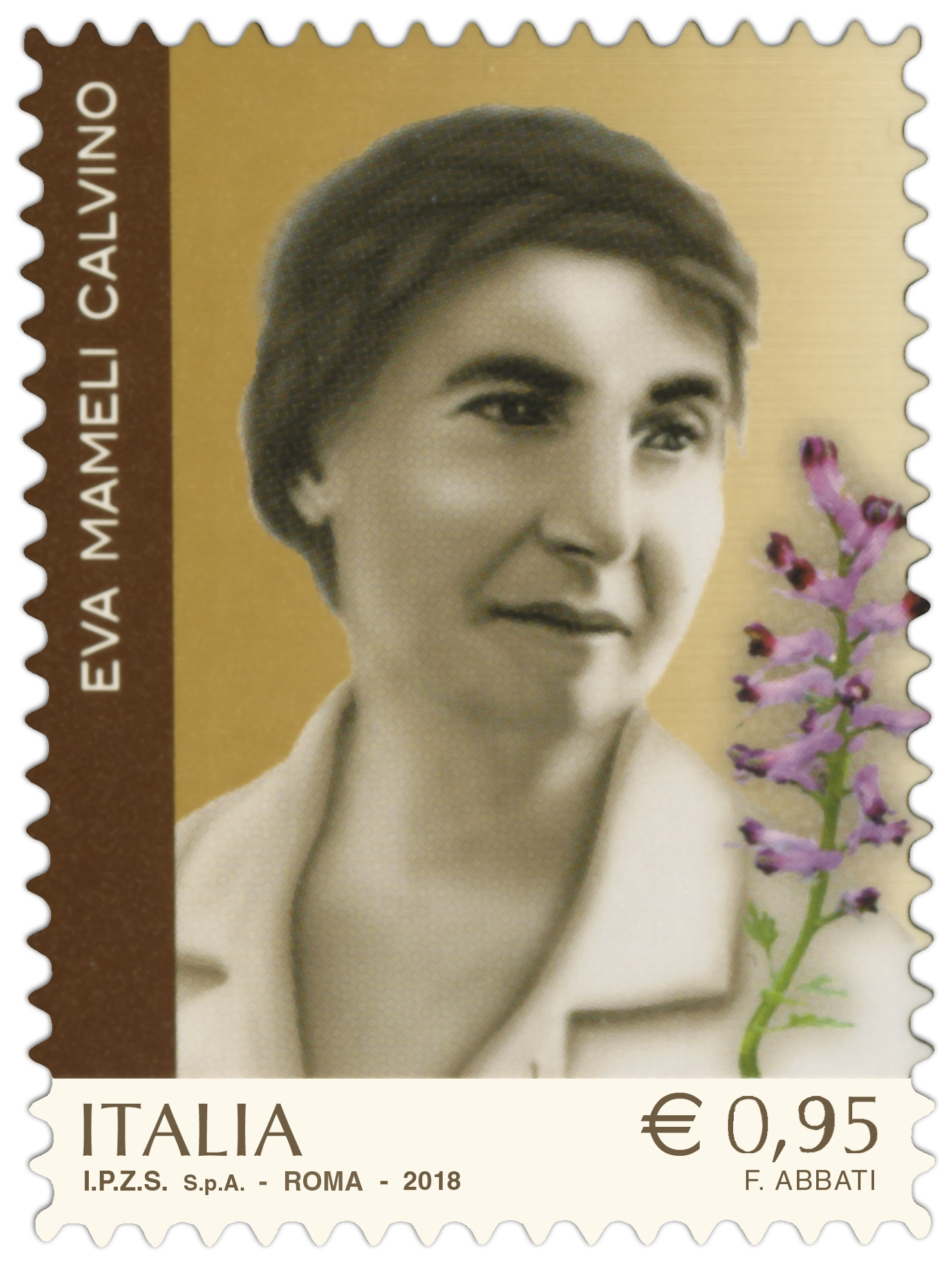 Francobollo dedicato al genio femminile italiano - Eva Mameli Calvino