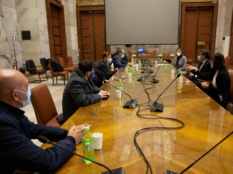 Un momento dell'incontro
